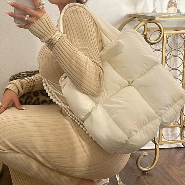 Cotton-padded Plush Bag