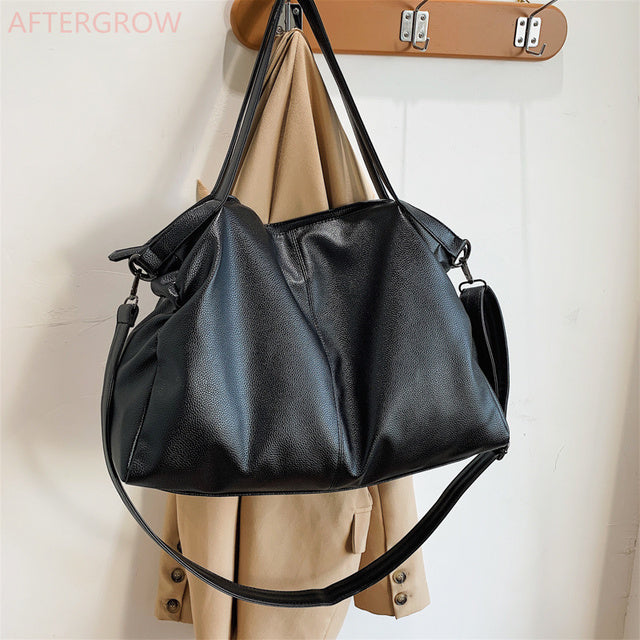 Soft & Sleek Leather Shoulder Bag