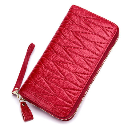 Designer Womens Wallet Tasseled Ladies Clutch with Wristlet