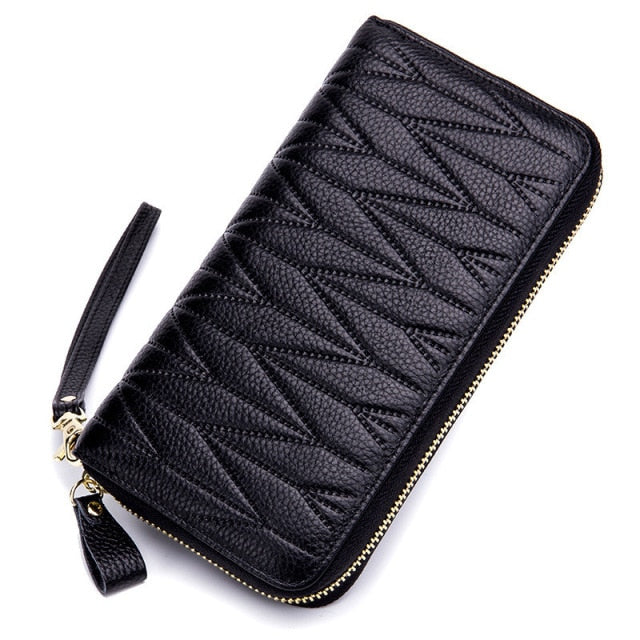 Designer Womens Wallet Tasseled Ladies Clutch with Wristlet