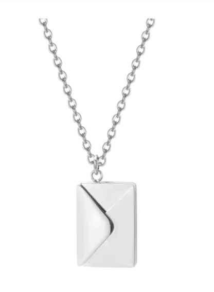 Envelope Letter Necklace