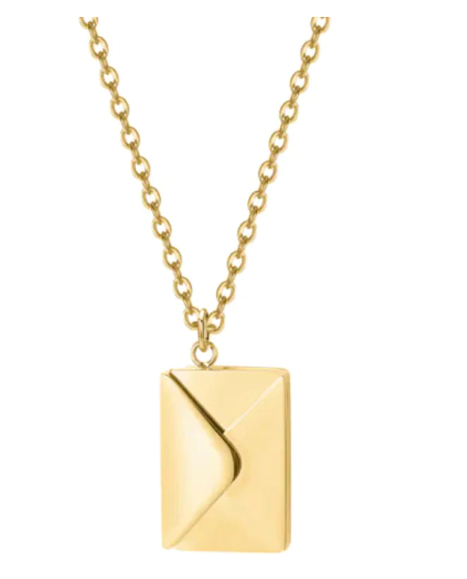 Envelope Letter Necklace