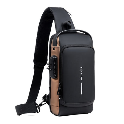 Men's USB Shoulder Bag