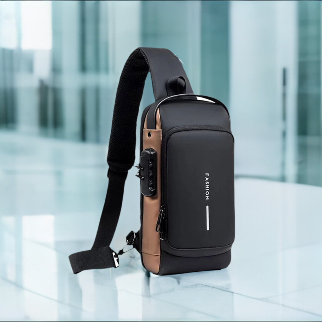 Men's USB Shoulder Bag