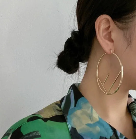 Big Hoop Designer Earrings