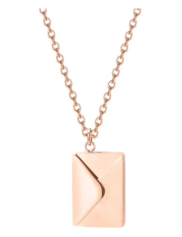 Envelope Letter Necklace